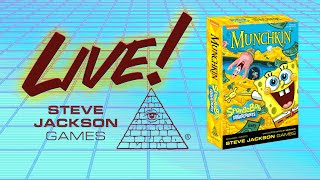 SJGames Live - Munchkin Spongebob Squarepants Unboxing!