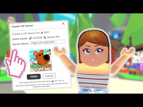 How To Get A Free Private Server In Adopt Me Roblox Youtube