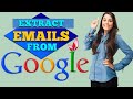 Find and extract emails/targeted emails from google/Emails for 2020 email marketing