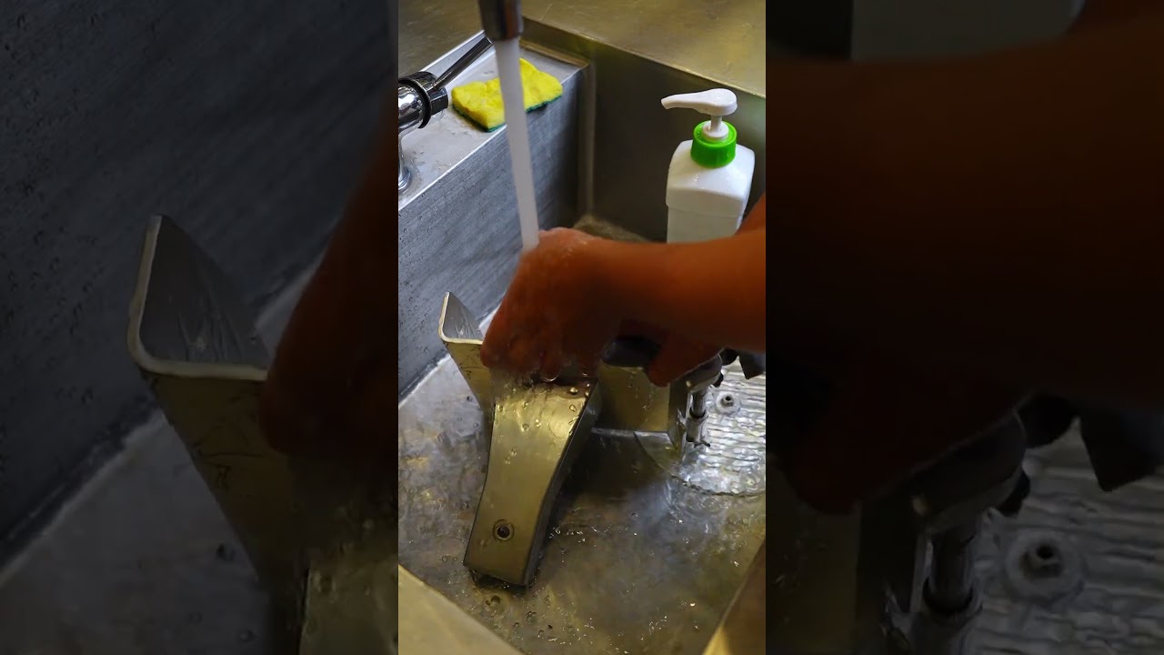 How to Clean a Commercial Meat Slicer Like a Pro🧑&zwj;🍳#shortsviral