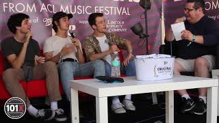 [Interview] Wallows LIVE from the Austin City Limits Music Festival 2018 | 101X