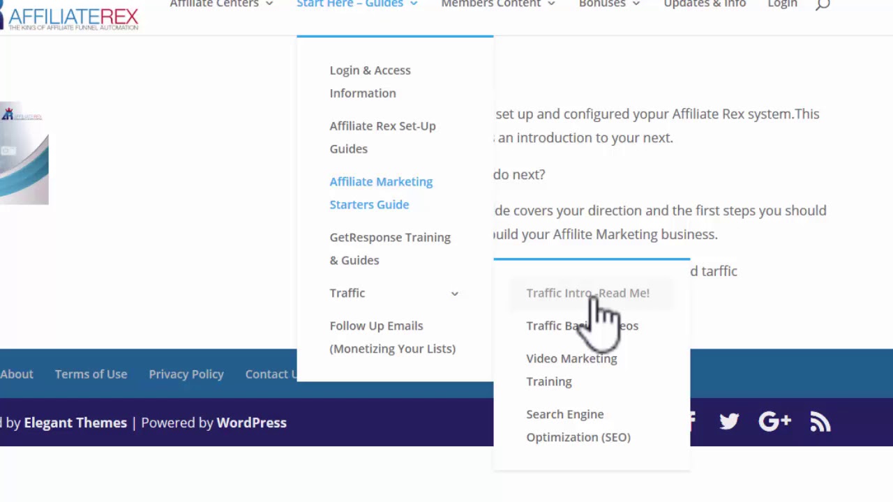 Affiliate Rex Overview