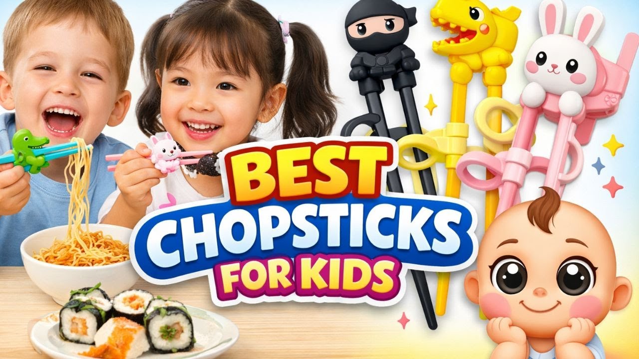 Top 5 Best Chopsticks for Kids 🥢 | Easy Learning & Fun Designs