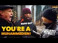 Rude guy insults then embarrasses himself hashim vs rude christian  speakers corner  hyde park