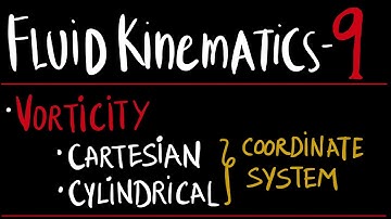 FLUID KINEMATICS 9 - VORTICITY • CARTESIAN COORDINATE • CYLINDRICAL COORDINATE.