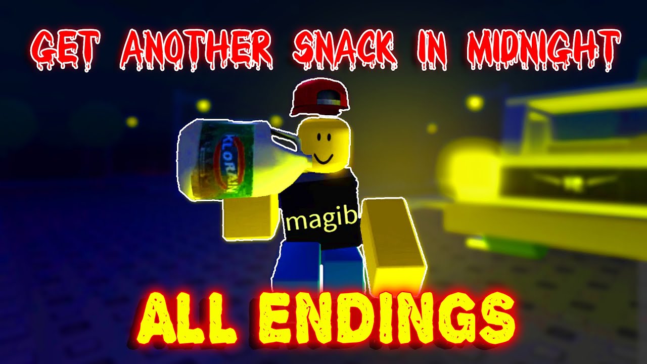 Get Another Snack In Midnight - All Endings [ROBLOX]