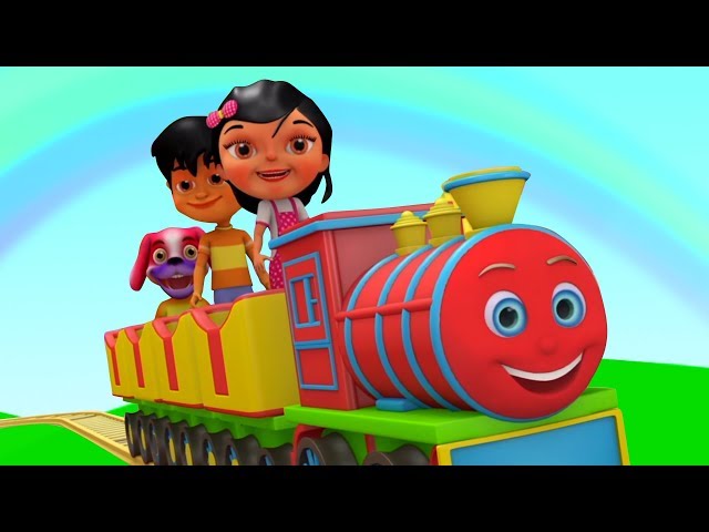 Chuk Chuk Rail Chali | Hindi Nursery Rhymes | Hindi Baby Song | Kids Channel India | Poems in Hindi class=