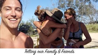 PREGNANCY ANNOUNCEMENT | OUR FAMILY & FRIENDS REACTION | Emotional*
