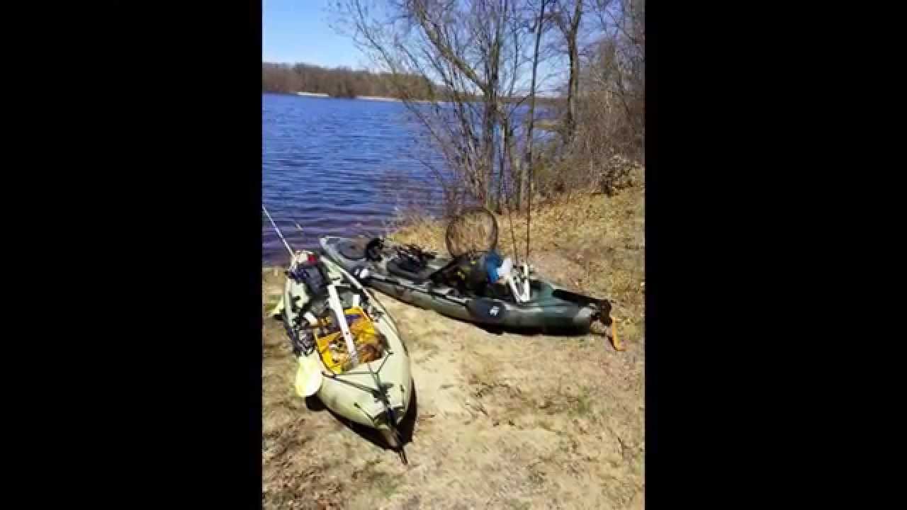 Kayak fishing WI. YouTube