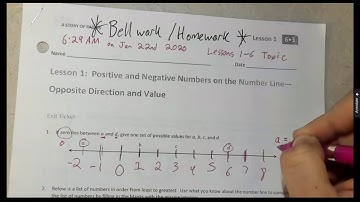 Module 3 Lesson 1 Grade 6