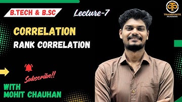 Rank Correlation & Tied Rank | Statistics | Concept & Examples | Mohit Chauhan