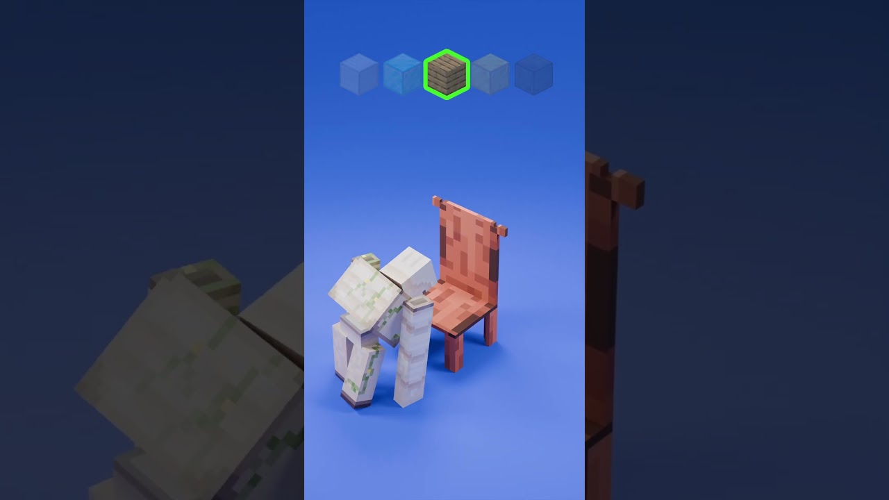 Minecraft Golem vs Chairs