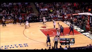 Carlos Boozer dunks on Bismack Biyombo