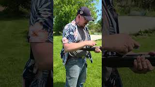 Flaming 12 Gauge! #rubber #buckshot #animalcontrol #guntuber #12gauge #guntube #hunting #remington