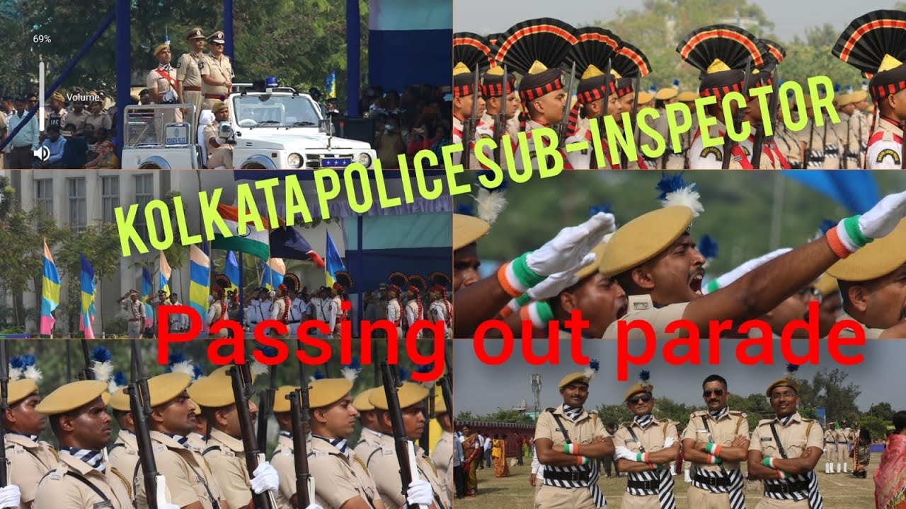 kolkata police SUB-INSPECTOR passing out parade part-1
