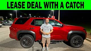 Great Toyota 2026 4 Runner Lease Deal But With A CRAZY Catch?