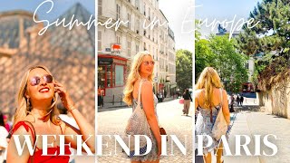 Summer in Europe  Paris Travel Vlog