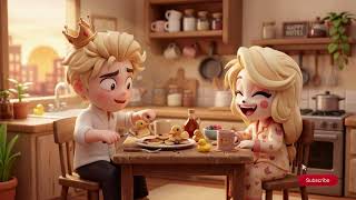 Lucifer and Charlie's Breakfast Together 🍳 Hazbin Hotel Cozy Music screenshot 4