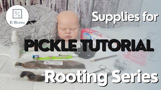 Supplies needed for the upcoming Pickle Tutorial Rooting Series!!