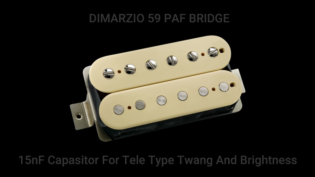 Is This Tele On Steroids Sound? Dimarzio 59 PAF With 15nF Capasitor Les Paul
