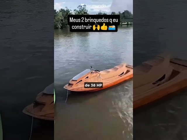 Imagem de JETSKI DE MADEIRA: CARPINTEIRO PARAENSE VIRALIZA