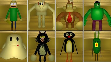 NEW UPDATE 3D MEMES NEXTBOTS v7 IN BACKROOMS