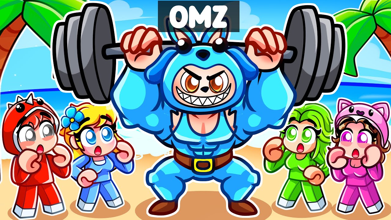 Playing As A LABUBU In Roblox MUSCLE LEGENDS To Troll MY CRAZY FAN GIRLS…