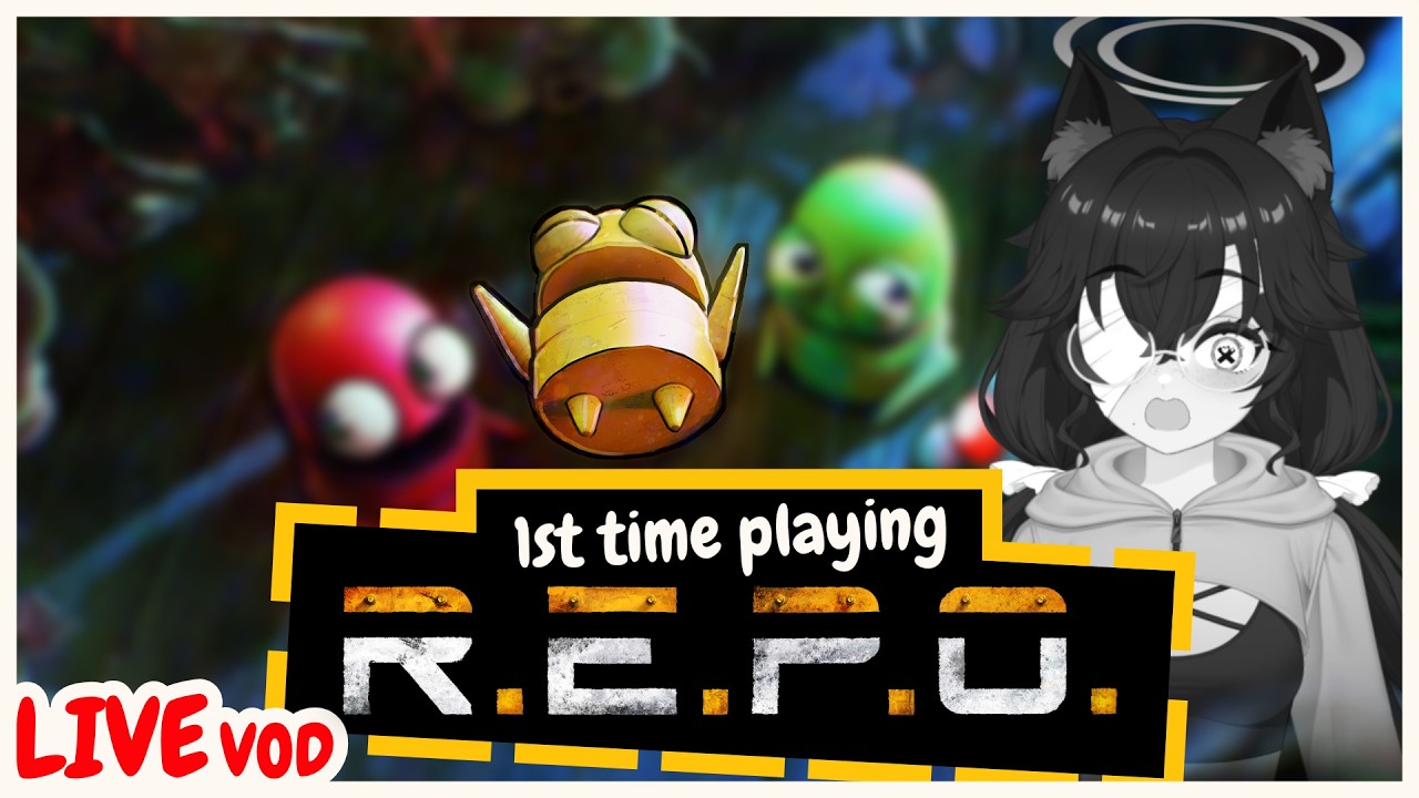 💛🐝 Scaredy cat plays R.E.P.O. for the first time!~ ♡ /w  ⁨@MillieBoBilly   &  ⁨@TheScooterClaw