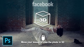 Create Facebook 3D Photos in Photoshop Easily !!