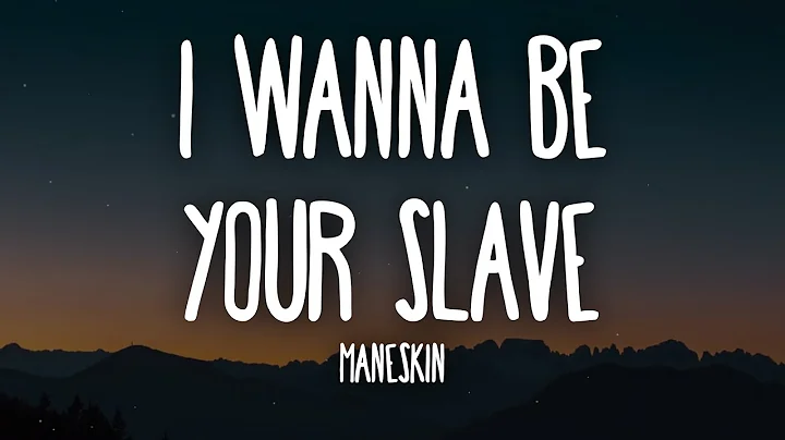 Måneskin - I WANNA BE YOUR SLAVE (Lyrics/Testo) Eurovision 2021