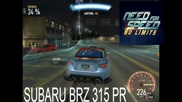 Need for Speed Payback | NEED FOR SPEED No Limits Android iOS | Gameplay | SUBARU BRZ 315 PR