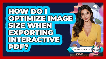 How do I optimize image size when exporting interactive PDF?