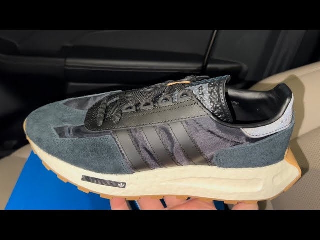 Adidas Retropy E5 Black shoes Gum - YouTube