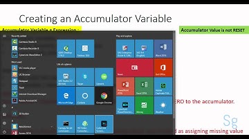 6  Creating accumulator variable