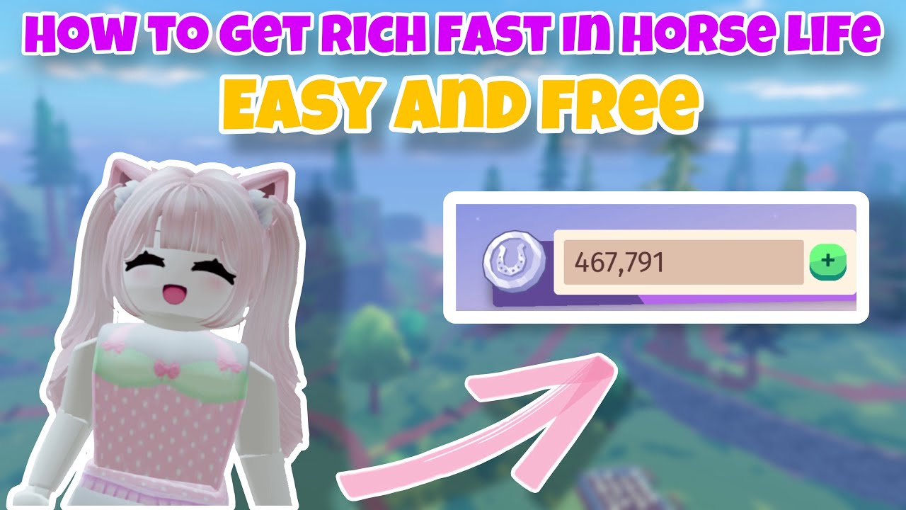 How to get RICH in Horse Life! FREE, FAST, & EASY! - YouTube