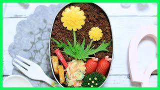 たんぽぽ の お弁当 【 キャラ弁 / デコ弁 】How to make Japanese BENTO of the dandelion