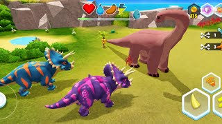 Best Dino Gamer I Became a TRICERATOPS! EAT, DRINK, GROW & SURVIVE! 🦖🔥 | Dino Simulator Gameplay screenshot 5