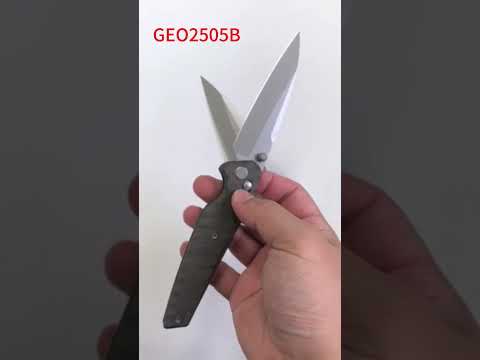 Our new knife, GEO2505B, is a collaborative design by our designers. It's cool The price reasonable.