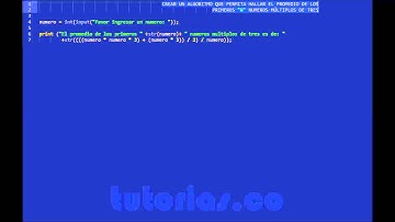 operadores – python (promedio de numeros multiplos de tres)