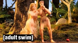 Adam And Eve Banished | Robot Chicken | Adult Swim