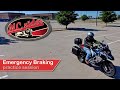 Motorcycle Emergency Braking Technique & Practice