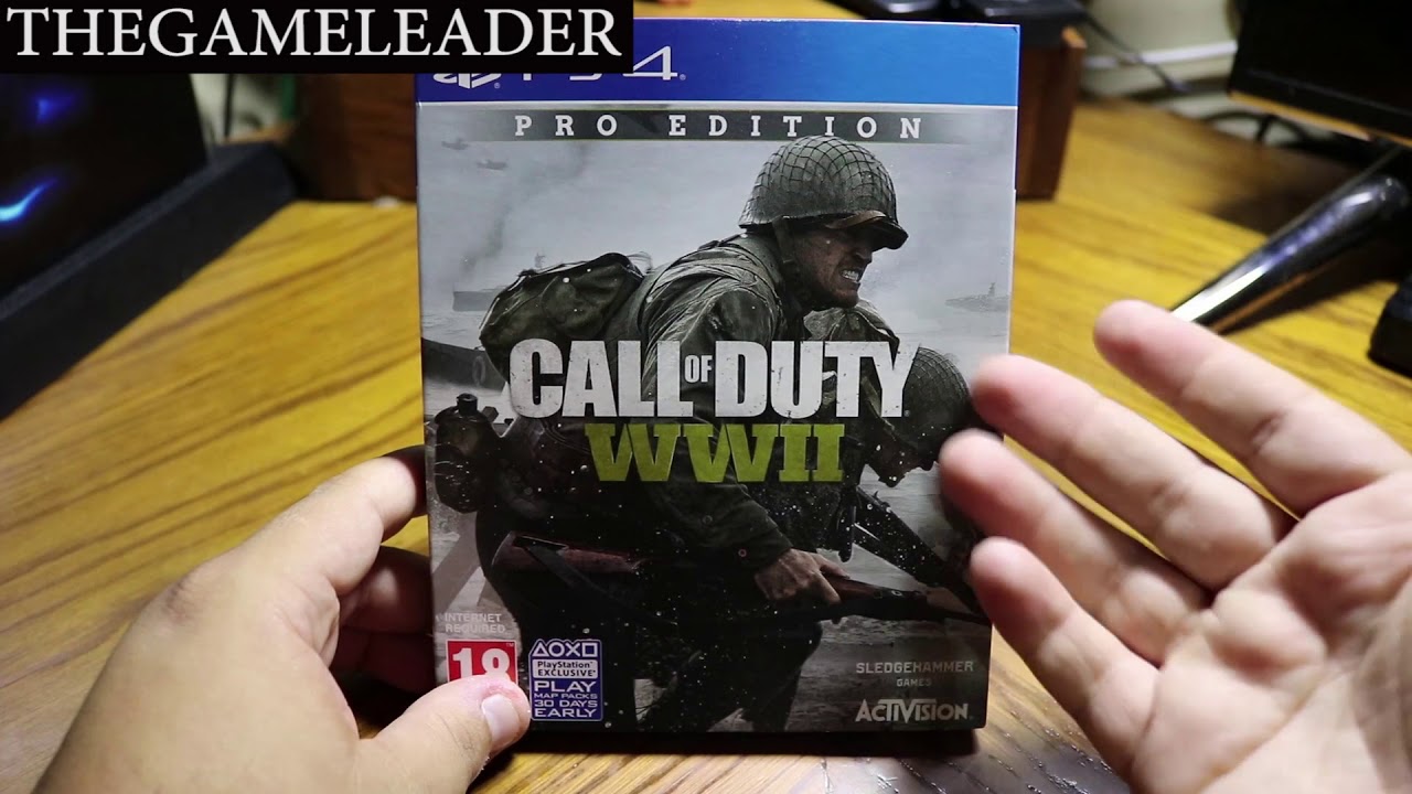 Call of Duty WWII Pro Edition Steelbook PS4 PlayStation 4