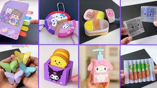 12 easy craft ideas / school craft ideas / how to make paper art and craft / mini stationery items