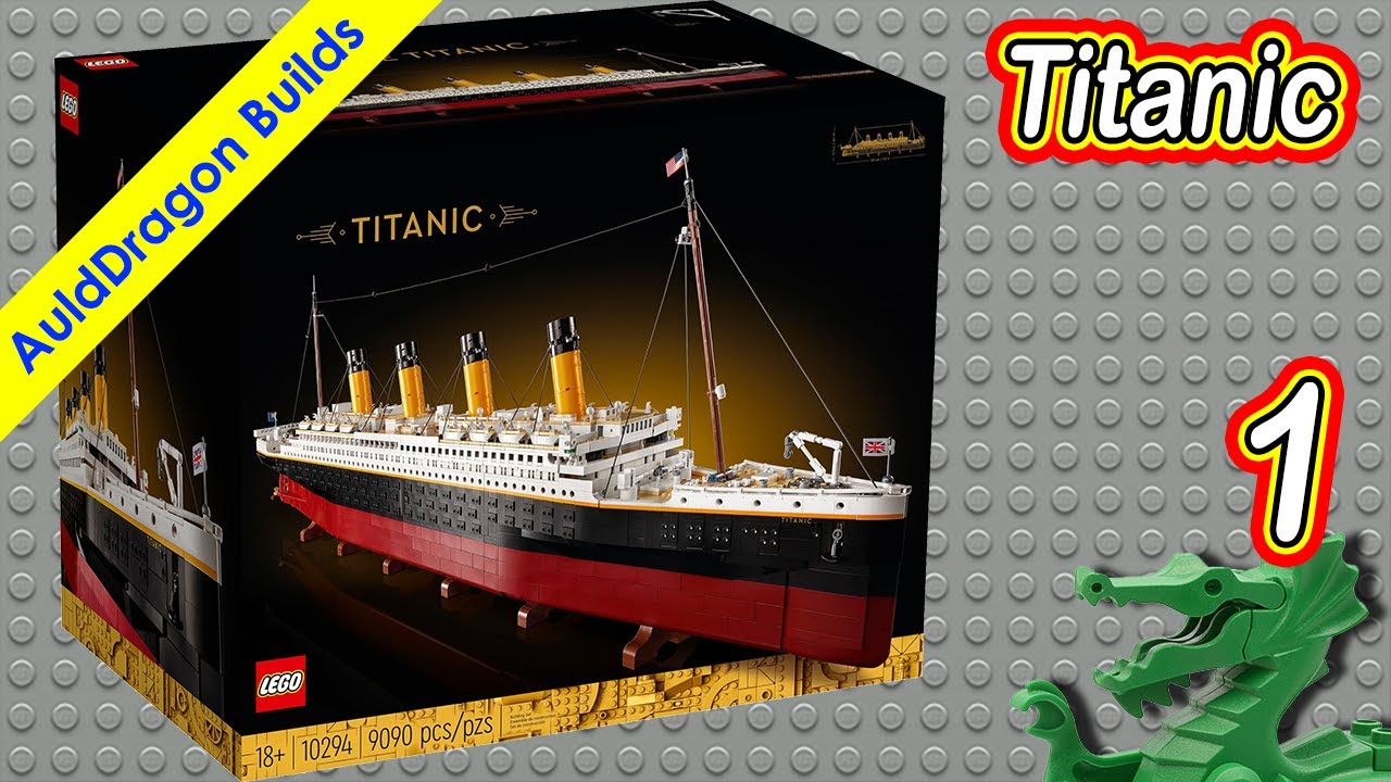 LEGO TITANIC Set 10294 9090 Pcs Original Box