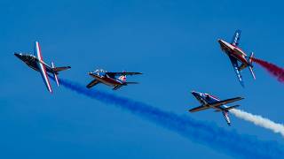 Patrouille de France startup, full show and shut down - Air Legend 2026