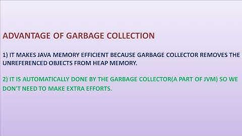 Garbage collection and finalize method in java