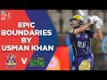 PSL 2021 | Epic Boundaries By Usman Khan | Quetta Gladiators vs Multan Sultans |  Match 14 | MG2E