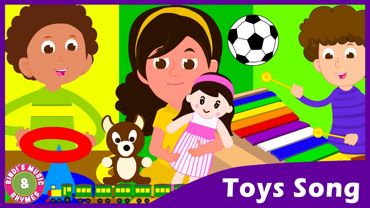 Toy Song for Kids  My Favourite Toys Nursery Rhymes for Children  Bindis Music  Rhymes