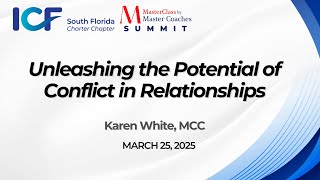 MasterClass Spring Summit 2025 - Unleashing the Potential of Conflict in Relationships