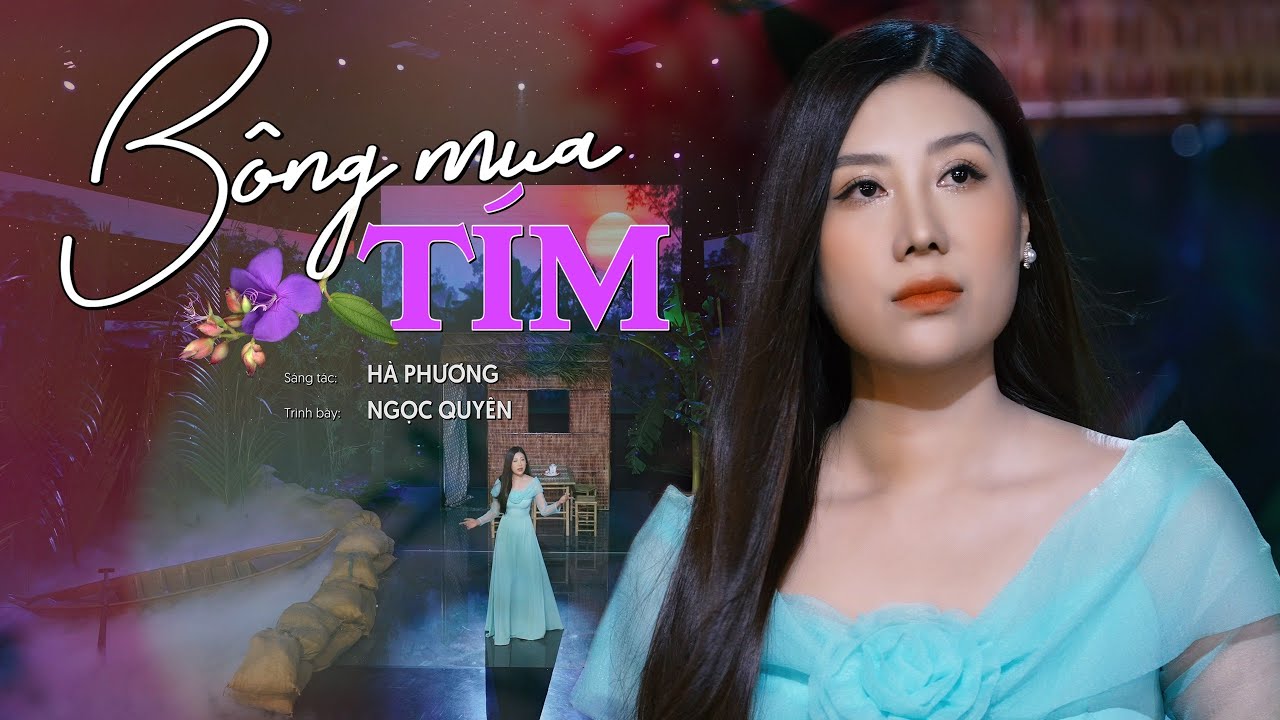 BÔNG MUA TÍM (karaoke) | CS. Ngọc Quyên